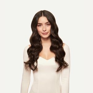 Luxy hair 20 inch halo extension (dark brown)